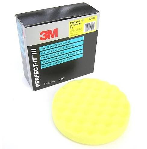 3M molitanový leštící kotouč - žlutý 50488 o průměru 150 mm - 1 ks