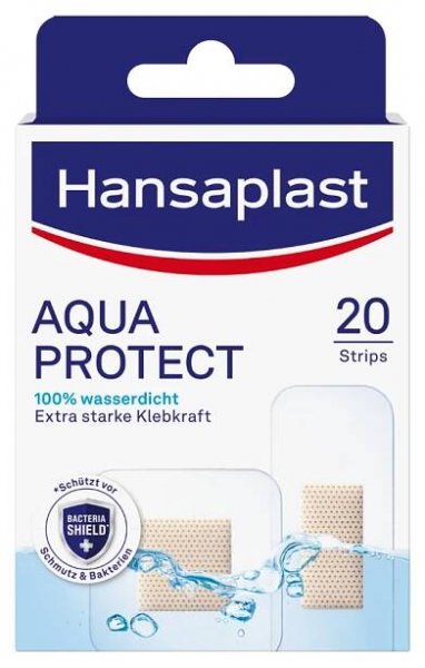 Hansaplast Aqua Protect náplasti 20 ks