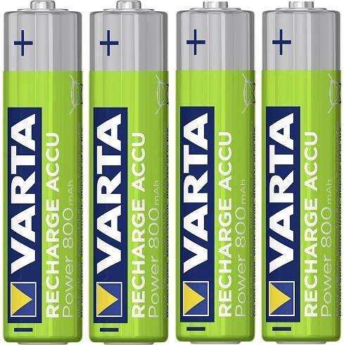 Varta RECH.AC.Power AAA800mAh BLI4 akumulátor AAA Ni-MH 800 mAh 1.2 V 4 ks : Půhy.cz