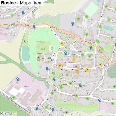 Rosice - mapy | Kurzy.cz