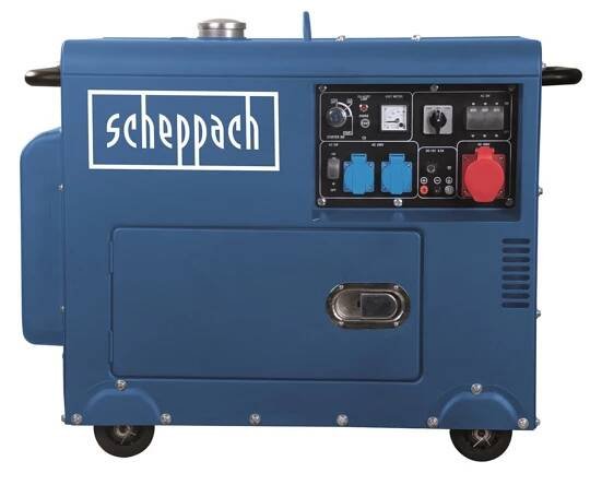 Scheppach SG 5200 D Dieselová elektrocentrála 5 000 W s regulací AVR