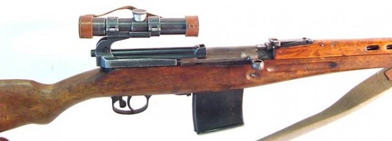 Marie Lastovecká používala stejnou pušku jako Ljudmila Pavličenková. Tokarev SVT-40.