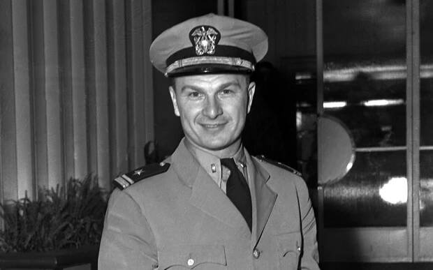 The actor as part of the Naval Reserve