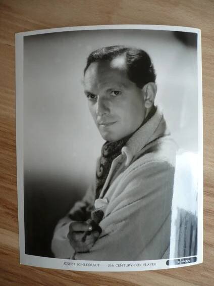 Fotoska - herec Joseph Schildkraut - ORIG. CINEMA-PHOTO