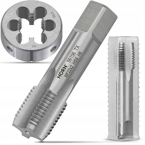 RUČNÍ ZÁVITNÍK M22x2 DIN-2181/1P + NÁŘADÍ M22