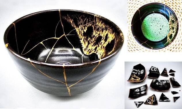 high quality museum ceramic restoration Kintsugi glass crystal wabi sabi enamel marble ivory plaster sculpture pottery swarovski