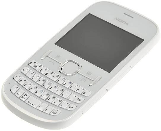 Nokia Asha 200 White Dual SIM