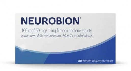 NEUROBION 100 mg/50 mg/1 mg 30 filmom obalených tabliet 1×30 tbl, liečivo