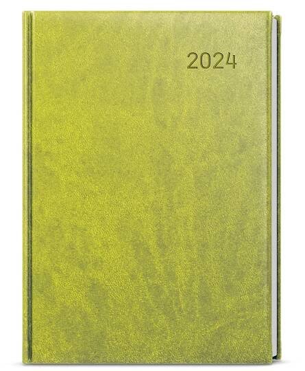 Denní diář 2024 David Vivella A5 zelený