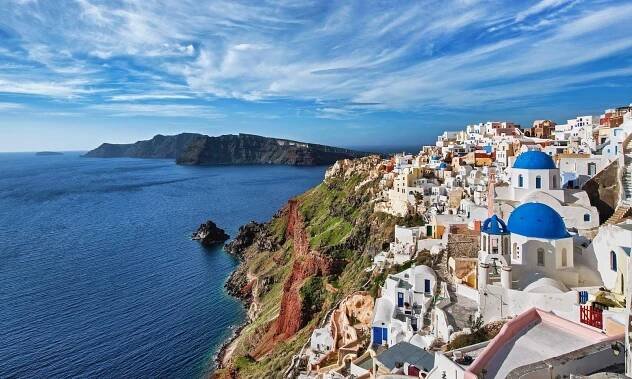 Olympic Villas location in Oia Santorini island - Oia Santorini Greece hotels