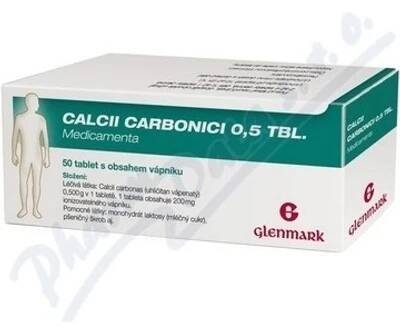 CALCII CARBONICI 0,5 TBL. MEDICAMENTA POR 0,5G TBL NOB 50