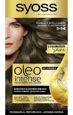 Syoss Oleo Intense Color barva na vlasy bez amoniaku 5-54 Popelavě světle hnědý