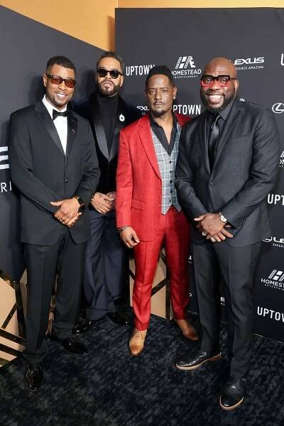 Alphonse Nicholson, Method Man, Blair Underwood and Omar Dorsey attend the Lexus UPTOWN Honors Hollywood at Sunset Room Hollywood on February 26, 2025 in Los Angeles, California.