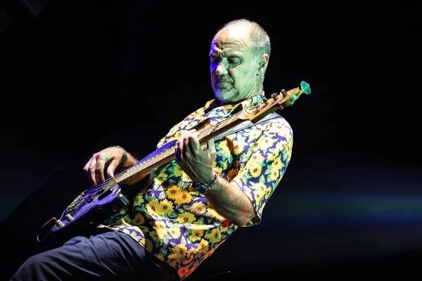 Foto: Nick Mason z Pink Floyd, Forum Karlín, 17. 7. 2023