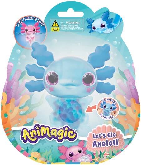 Animagic Let's Glo Axolotl Blue - Goliath