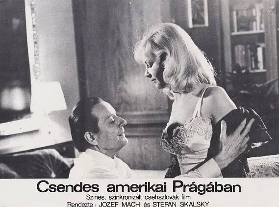 Tichý Američan v Praze - Fotosky - Svatopluk Beneš, Barbara Brylska