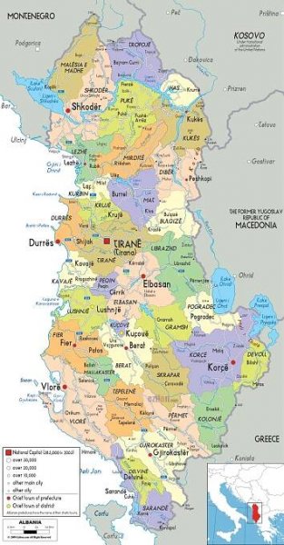Albanie: V kostce