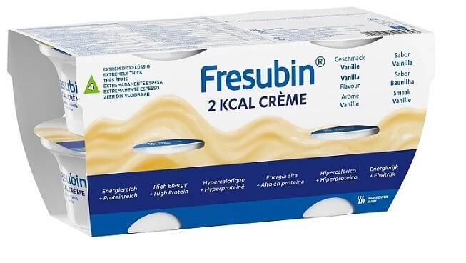 FRESUBIN 2 KCAL CREME PŘÍCHUŤ VANILKOVÁ perorální roztok 4X125G