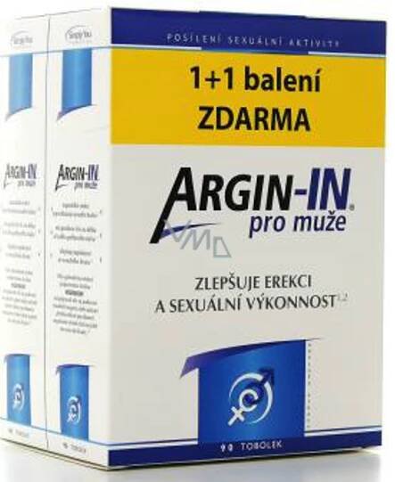 Argin-IN improves erection and sexual performance for men 90 capsules + Argin-IN 90 capsules - VMD parfumerie - drogerie