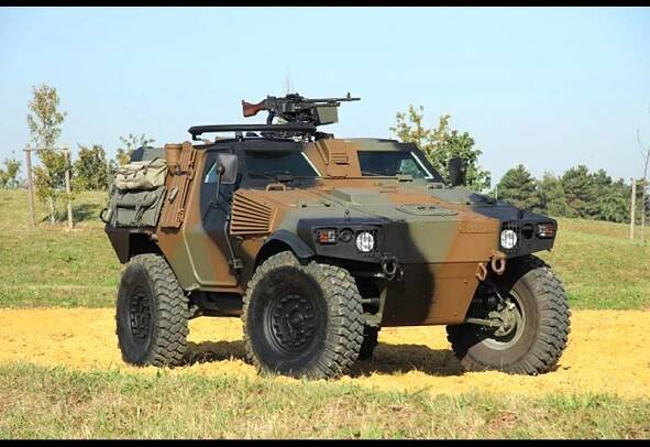 Image of the Panhard VBL (Vehicule Blinde Leger)