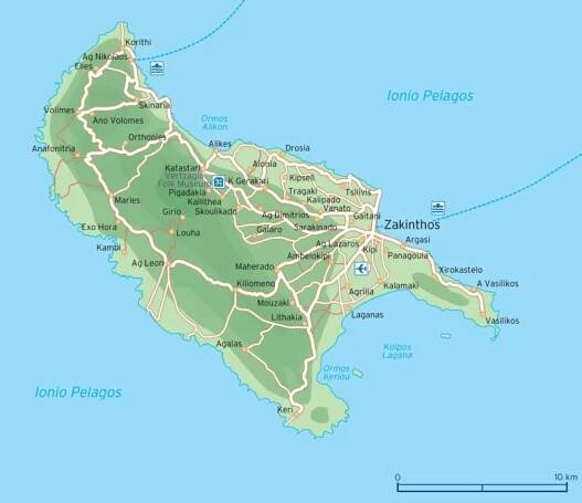 Další krásná mapa oblíbeného ostrova.