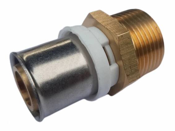 AL-pex Lisovací přechod 20x3/4" Von. závit, 40 ks/bal