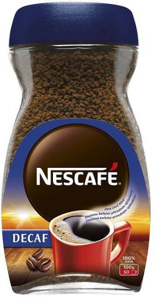 Nescafé Classic bez kofeinu instantní Káva 100g