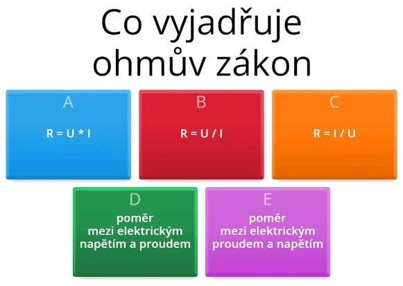 Ohmův zákon