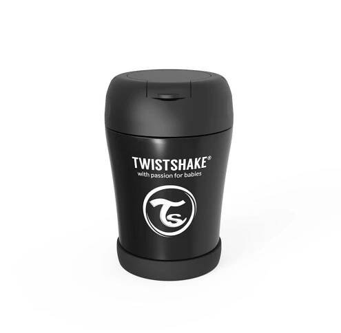 TWISTSHAKE Termoska na jídlo 350 ml černá