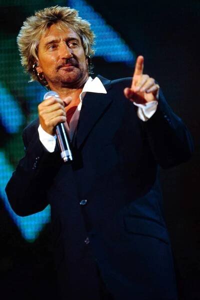 Photo of Rod STEWART, performing live onstage at Songs & Visions Concert