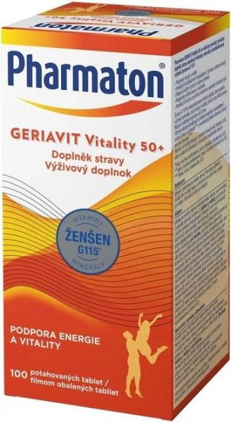 Pharmaton Geriavit Vitality 50+ 100 tablet