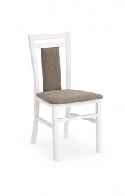 Dřevěná židle HUBERT 8 bílá