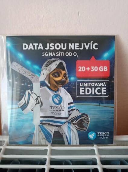 SIM datová karta 20+30 GB