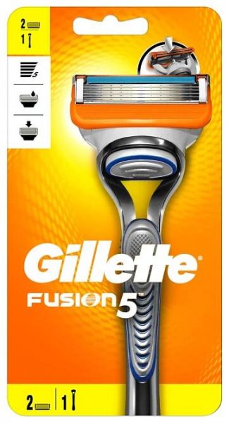 GILLETTE Fusion5 Holicí strojek pro muže + Náhradní hlavice 2 ks