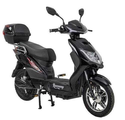 RACCEWAY E-FICHTL, černý-lesklý s baterií 12Ah