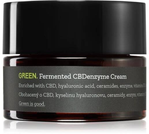 Canneff Green Fermented CBDenzyme Cream intenzivní omlazující krém s CBD
