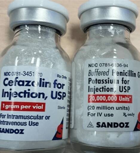 Labeling Error Leads Sandoz to Recall the Antibiotic Cefazolin