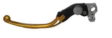 Adjustable folding lever ACCOSSATO aluminium, master cylinder zlatá