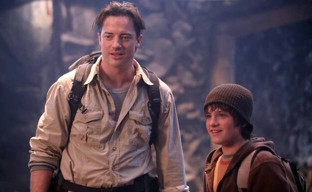 Cesta do středu Země - Z filmu - Brendan Fraser, Josh Hutcherson