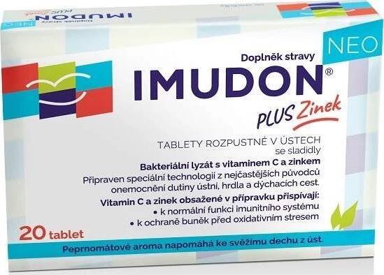 Bioveta Imudon Neo + Zinek 20 tbl. od 239 Kč