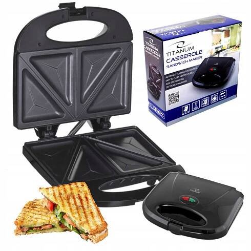 ES13 TOUSTOVAČ SENDVIČOVAČ SANDWICH 700W NA SENDVIČE TOASTER CASSEROLE ESPERANZA