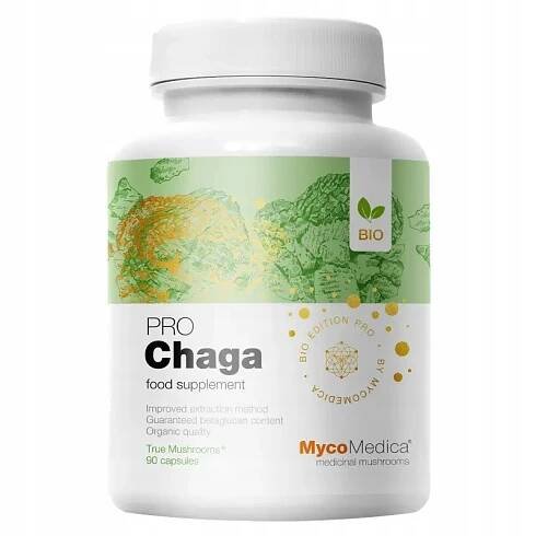 Chaga PRO – 34% beta 1,3/1,6 D glukanů – Doplněk stravy – MycoMedica