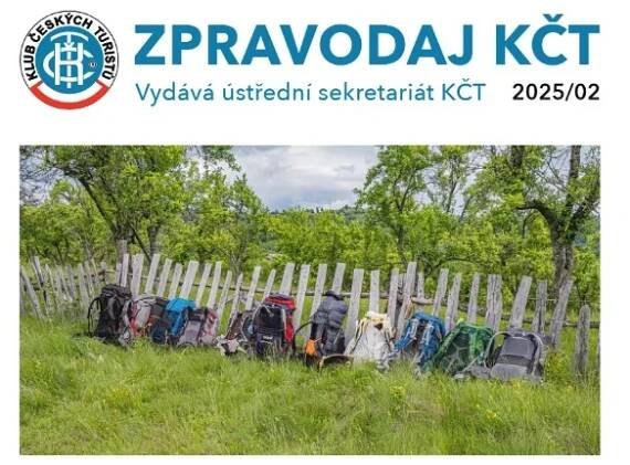 Vyšlo nové číslo Zpravodaje KČT 2025/02 - KČT - Klub českých turistů