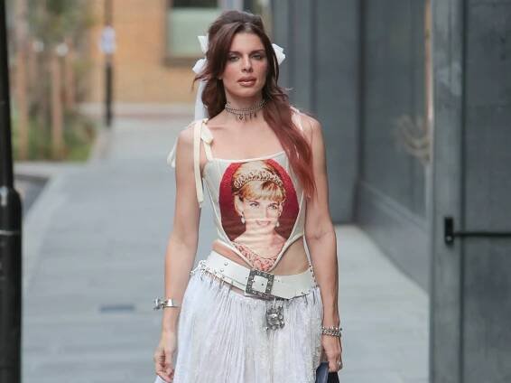 Julia Fox’s Princess Diana Tribute Is All Punk Spirit, No Polka Dots