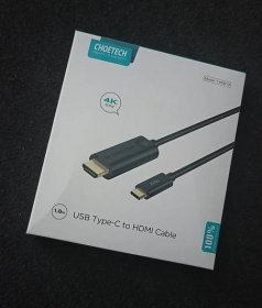 Choetech Video Kabel Propojovací - USB-C do HDMI - Elektronika