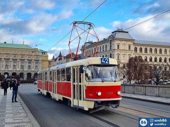 Historická tramvajová linka 42 bude jezdit přes léto denně