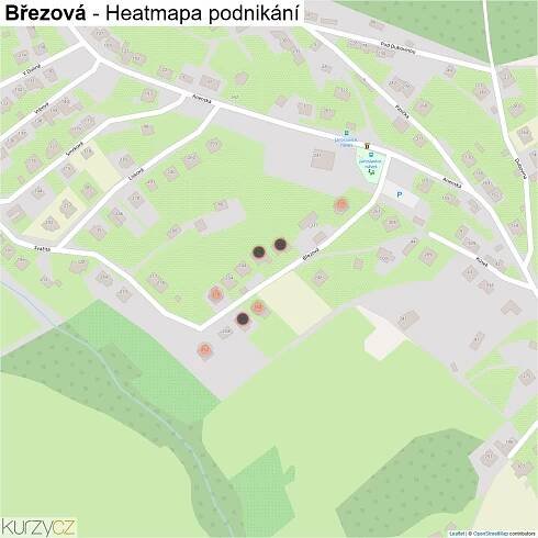 Březová - mapy | Kurzy.cz