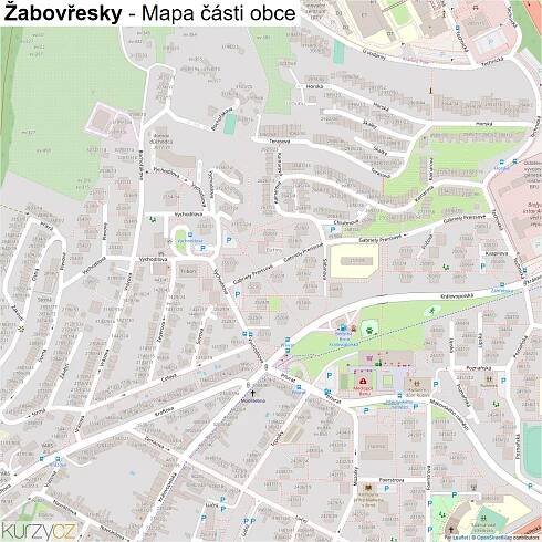 Žabovřesky - mapy | Kurzy.cz