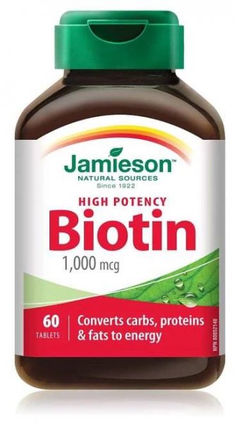 Jamieson Vitamin Biotin 1000MCG 100 Tab