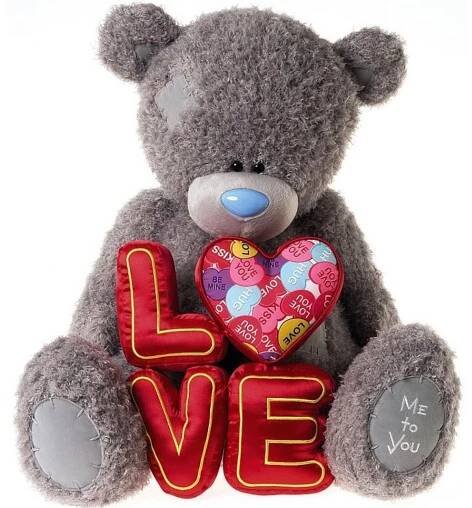 Me to you LOVE Medvídek 50 cm